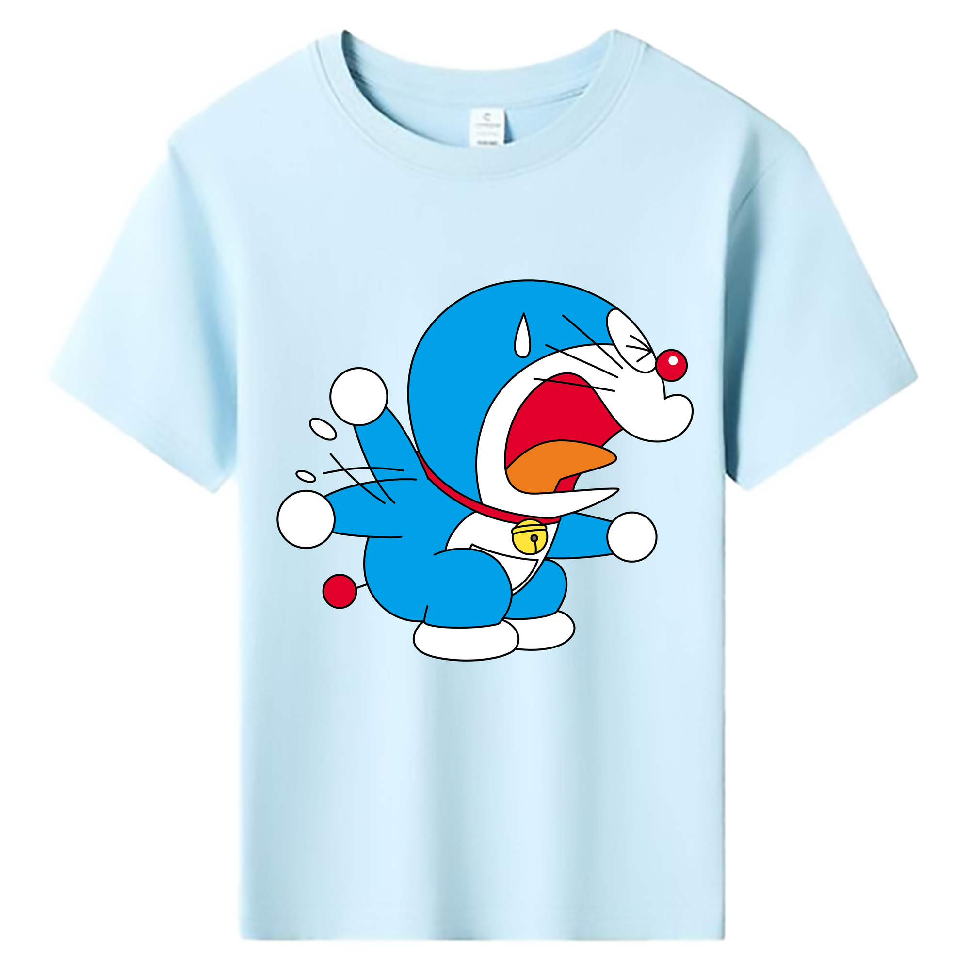 （画像用） ドラえもん Doraemon 綿100％キッズTシャツ（フロントプリント）